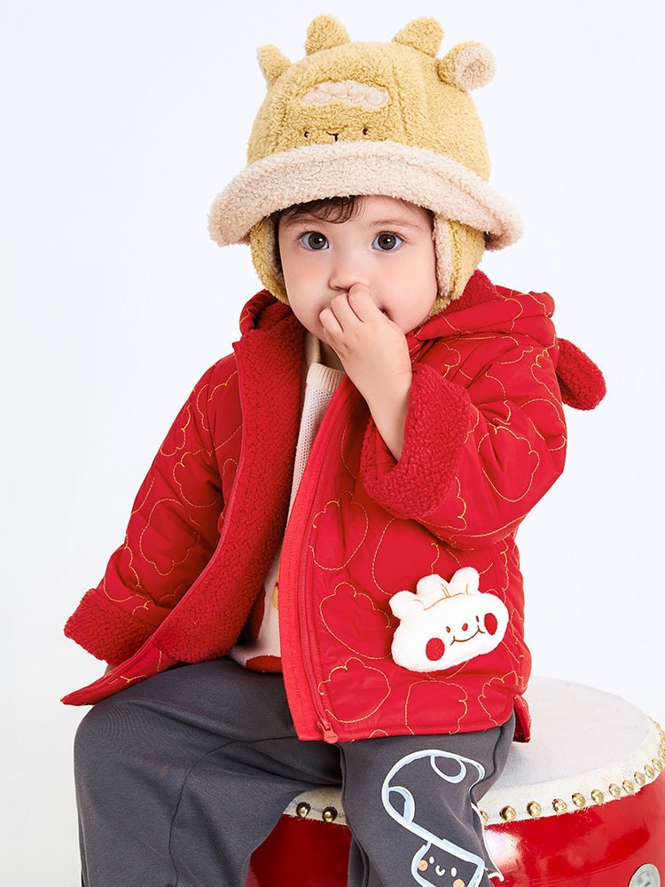 【線上專享】 balabala 童裝嬰童中性餃子梭織棉服 0-3歲 - balabala