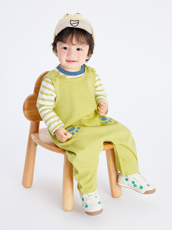 【線上專享】 balabala 童裝嬰童中性趣味圖案針織長袖套裝 0-3歲 - balabala