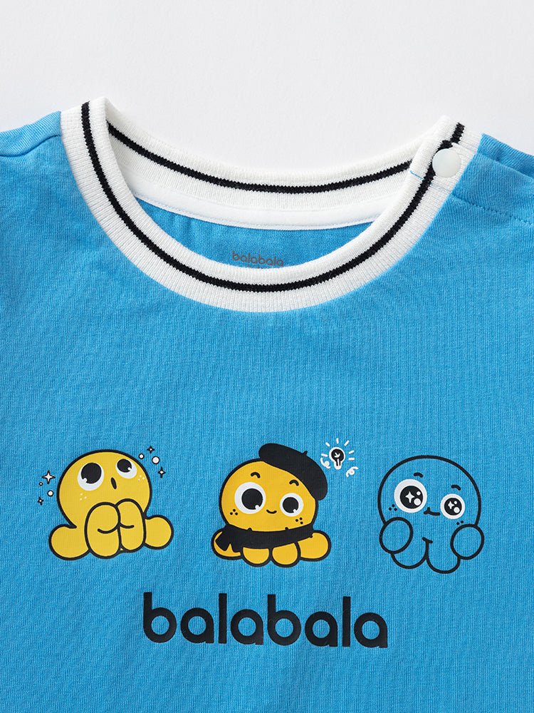 balabala 嬰童小章魚100%棉嬰童套裝 0-3嵗 - balabala