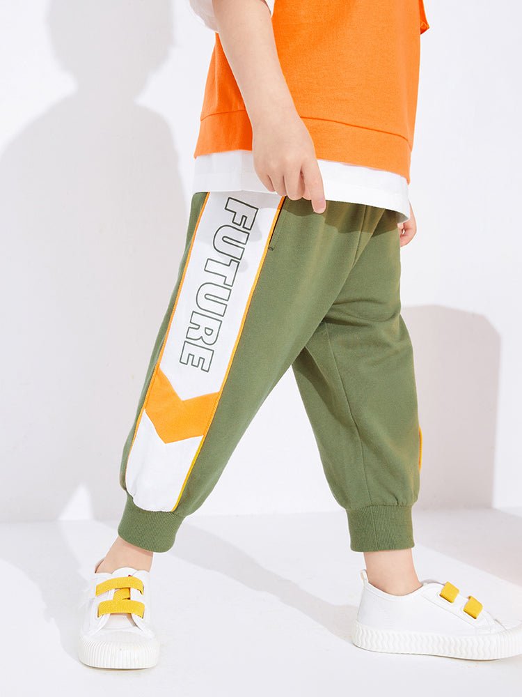 【網店專限】balabala 童裝潮流運動針織休閒衛褲 2-8歲 - balabala
