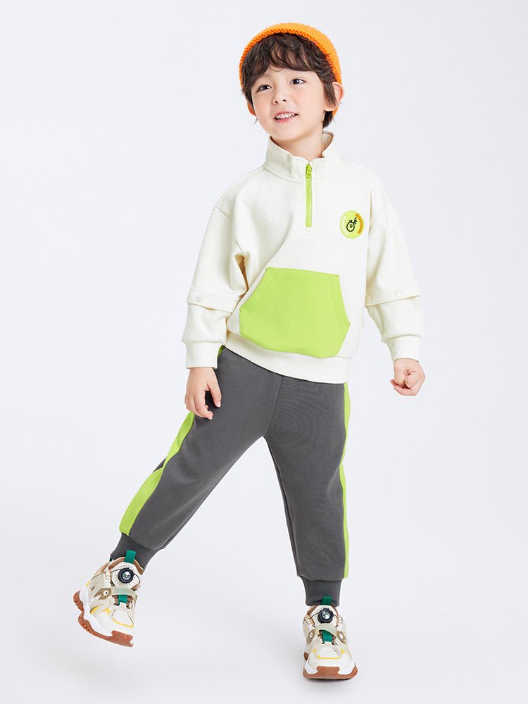【線上專享】 balabala 童裝幼童男可愛針織長袖套裝 2-8歲 - balabala