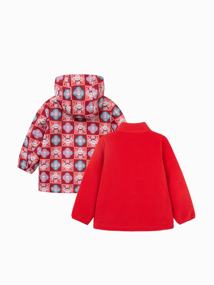 【線上專享】 balabala 童裝幼童女滿印梭織便服 2-8歲 - balabala