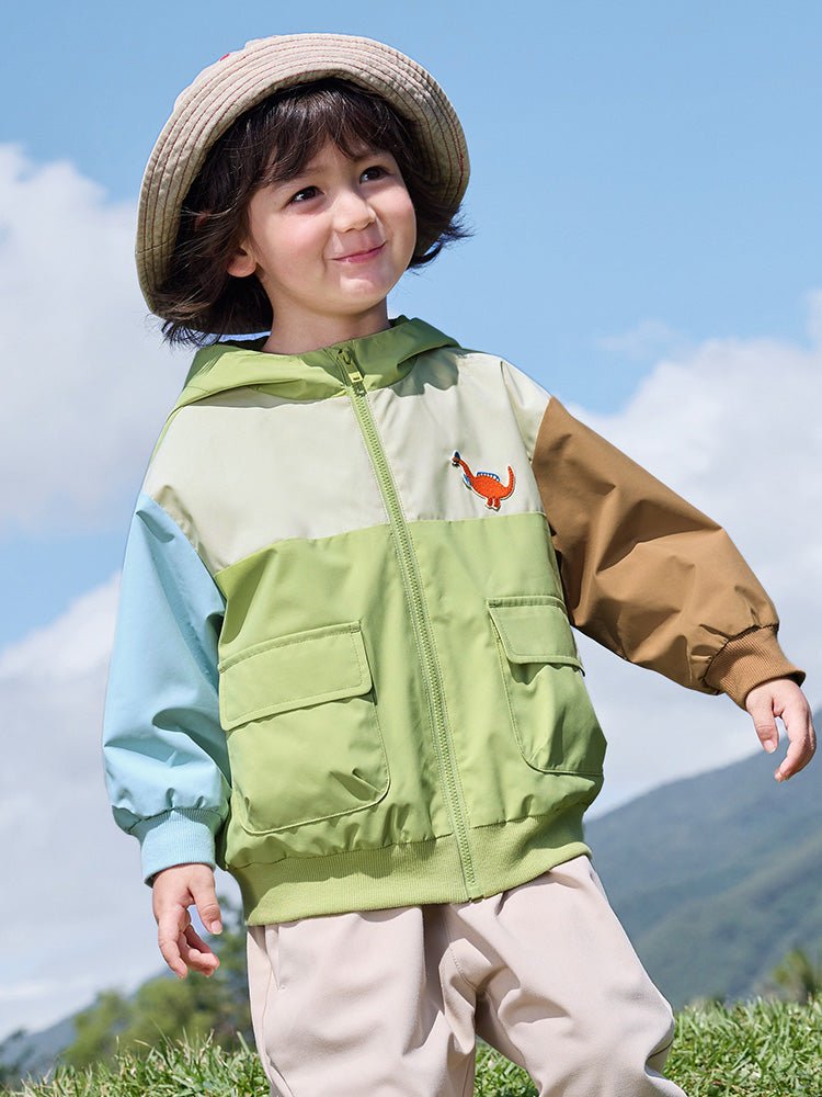 【線上專享】 balabala 童裝幼童男恐龍梭織便服 2-8歲 - balabala