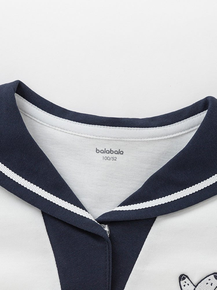 【網店專限】balabala 童裝海軍學院風兩件套套裝 2-8歲 - balabala