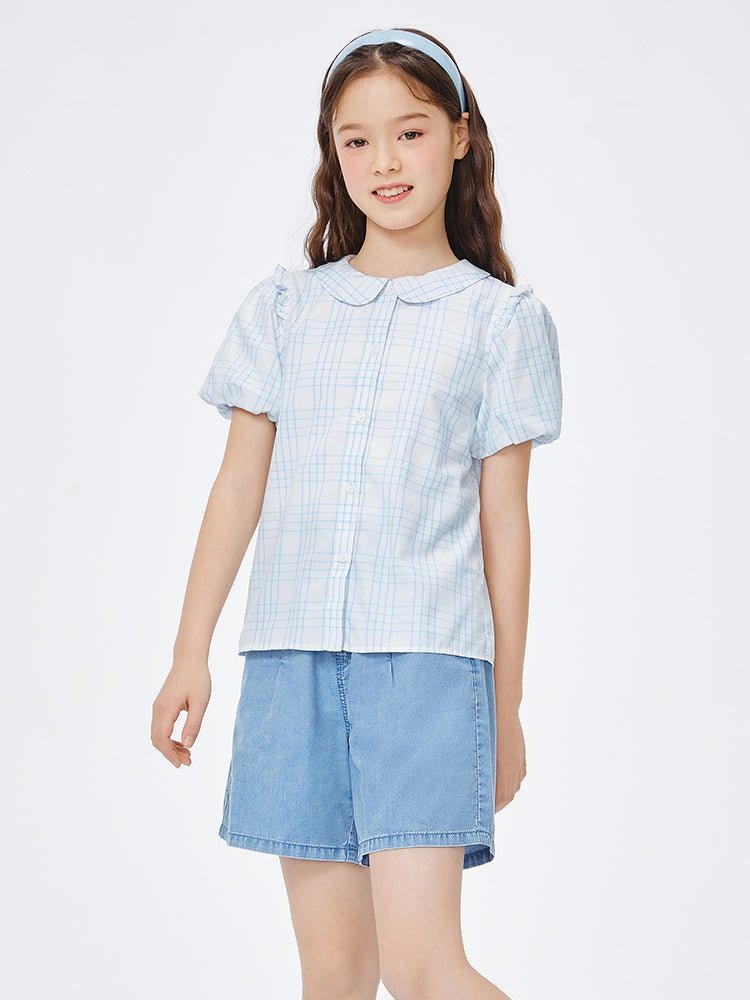 【網店專限】balabala 女童夏季短袖短褲兩件套套裝 7-14歲 - balabala