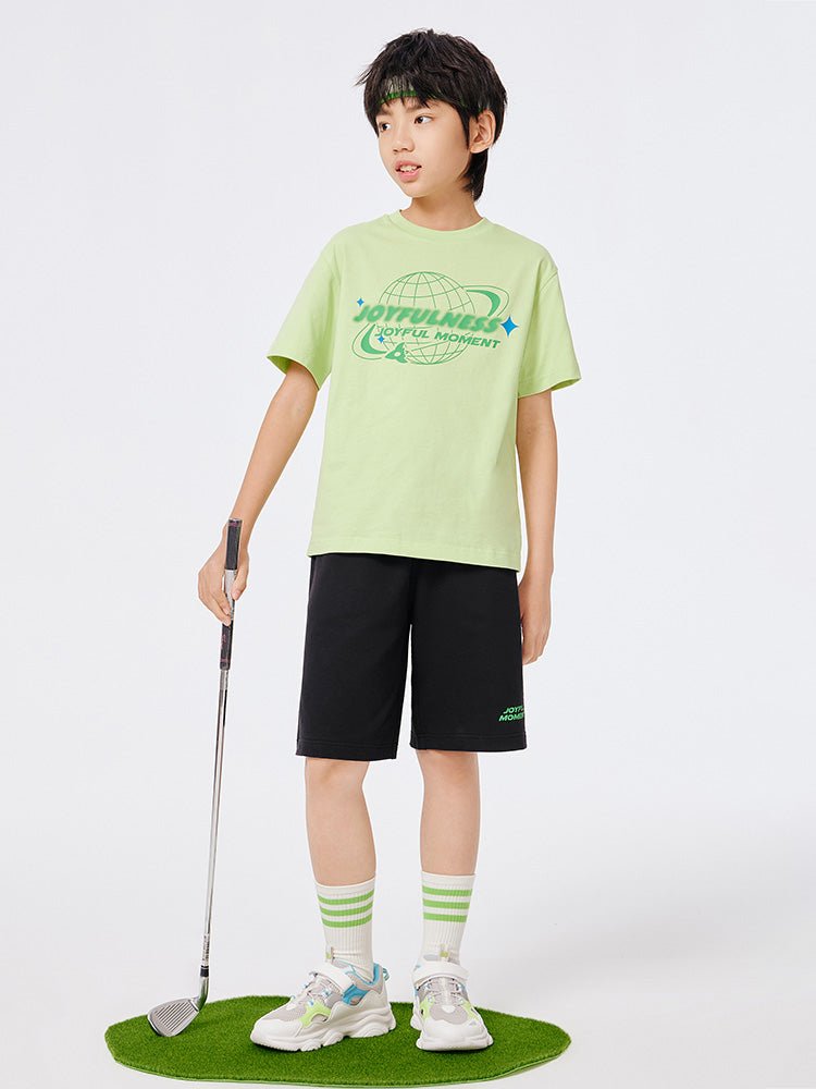 【網店專限】balabala 童裝運動印花短袖兩件套套裝 7-14歲 - balabala