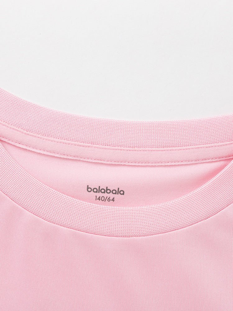 【網店專限】balabala 女童甜美印花短袖兒童T恤 7-14歲 - balabala