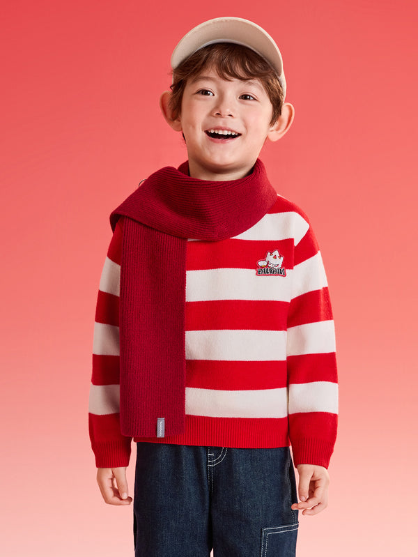 毛衫2025年春季新款男幼童圓領毛衫