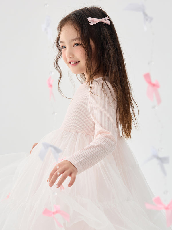 裙子2025年春季新款女幼童梭織連衣裙