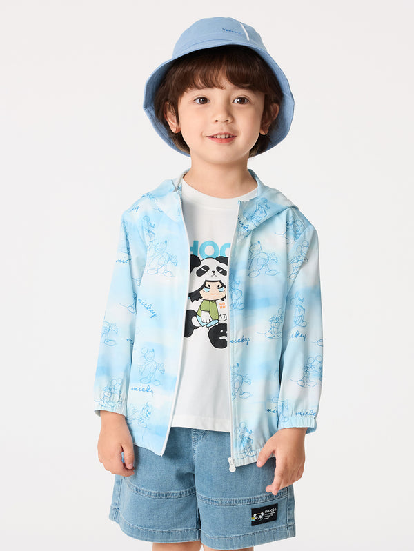 【 IP-Disney】米奇畫風滿印圖案兒童便服