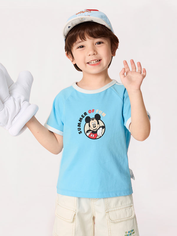 【 IP-Disney】迪士尼米奇兒童短袖T恤