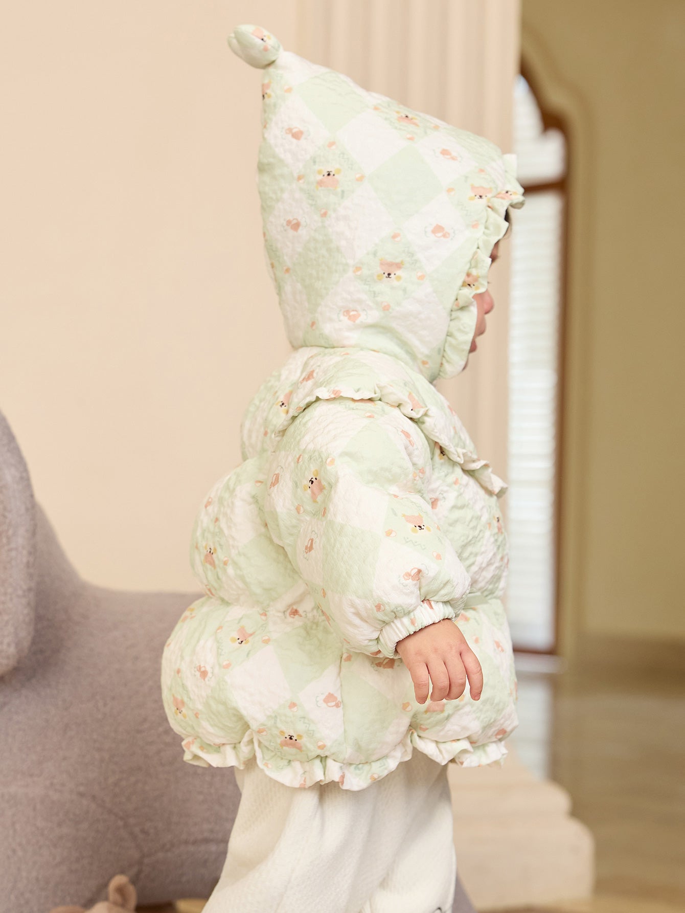 中性嬰童花版版型保暖羽絨服 – balabala