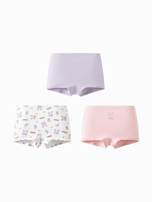 女中幼童小兔圖案抗菌內褲