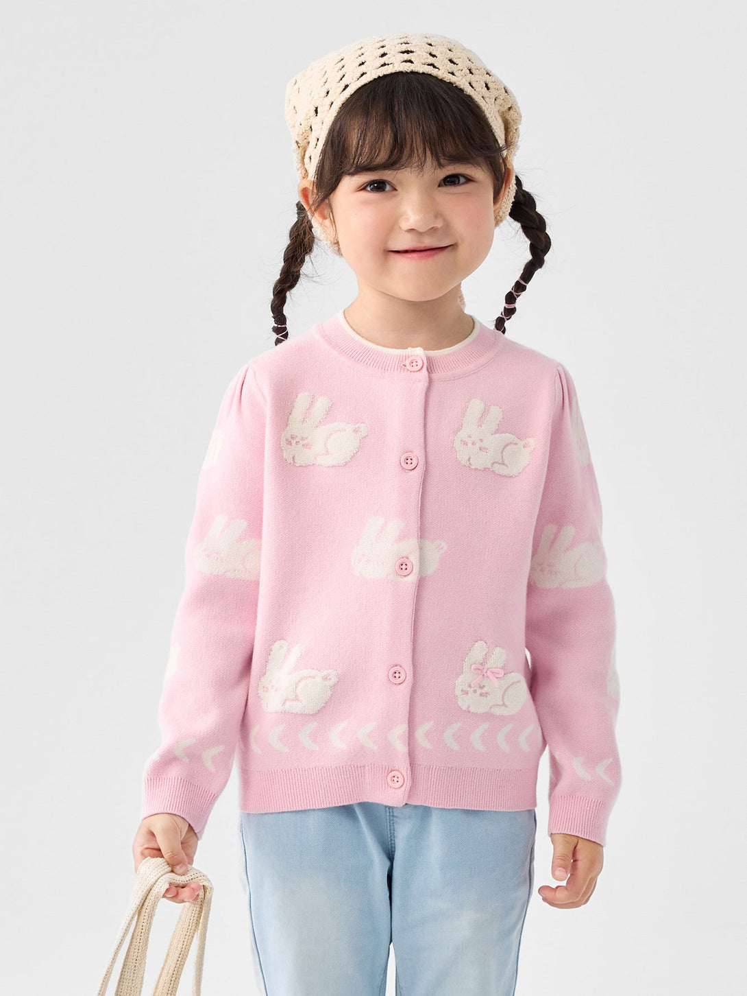 女幼童兔子毛衫 - balabala