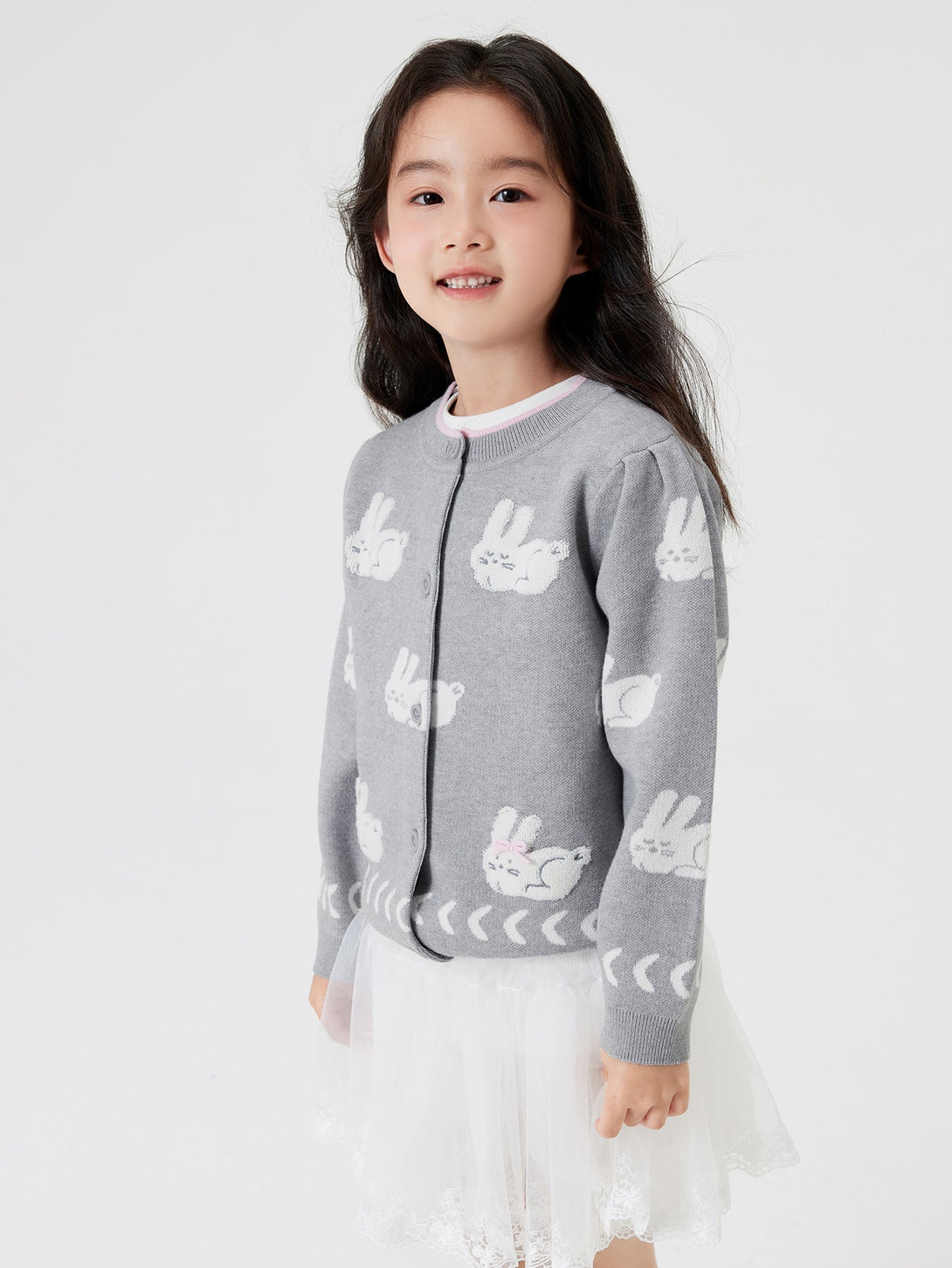 女幼童兔子毛衫 - balabala