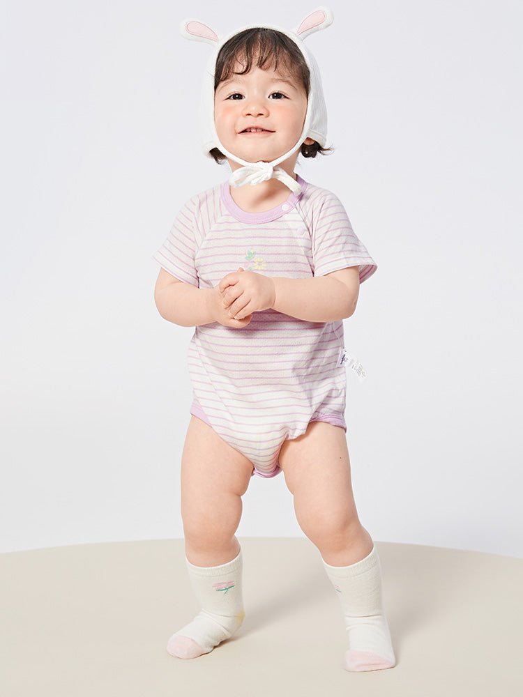 【網店專限】balabala 新生嬰兒兩件裝抗菌包屁衣爬服 0-3歲 - balabala
