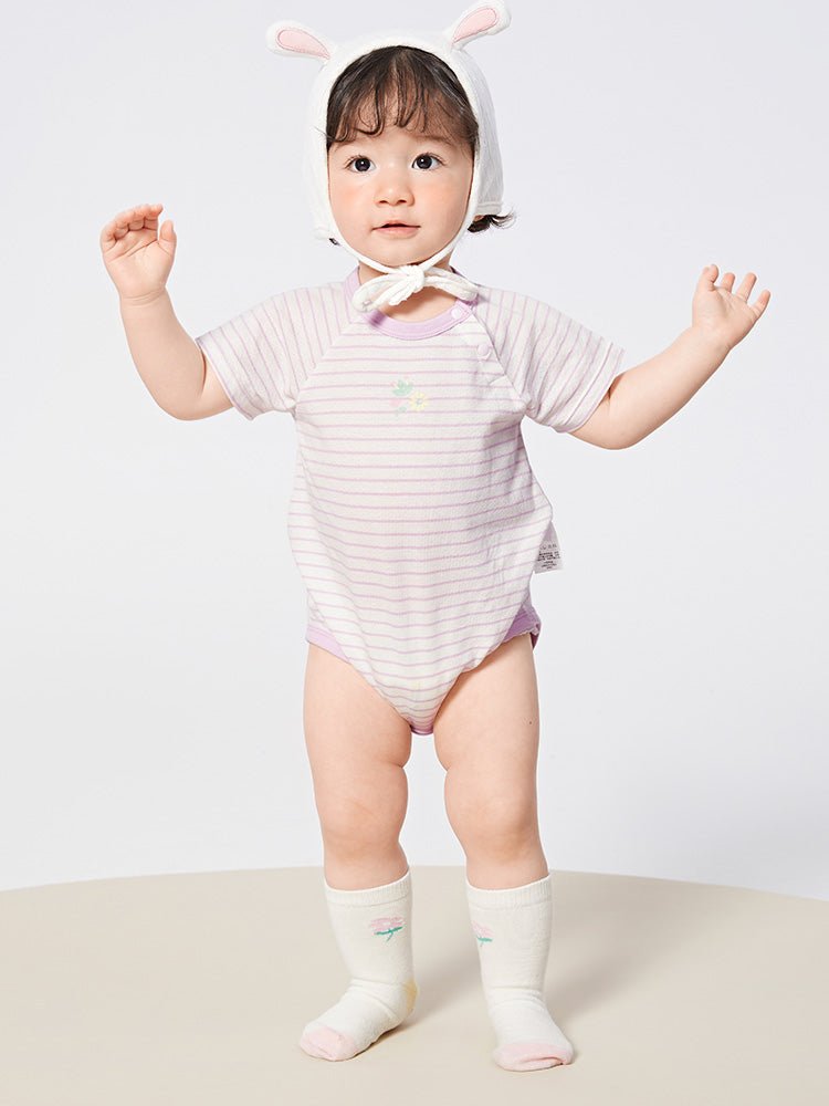 【網店專限】balabala 新生嬰兒兩件裝抗菌包屁衣爬服 0-3歲 - balabala