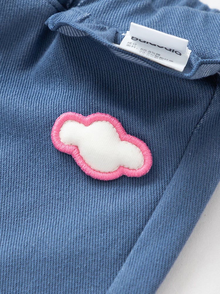 Balabala 童裝女嬰童雲朵印花針織長褲0-3歲 - balabala