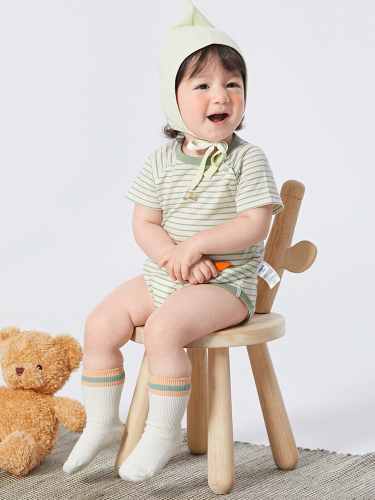 【網店專限】balabala 新生嬰兒兩件裝抗菌包屁衣爬服 0-3歲 - balabala