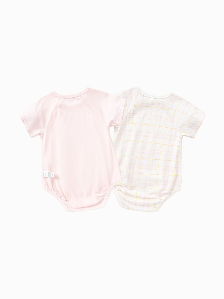 【網店專限】balabala 新生兒兩件裝全棉寶寶包屁衣三角衣 0-3歲 - balabala