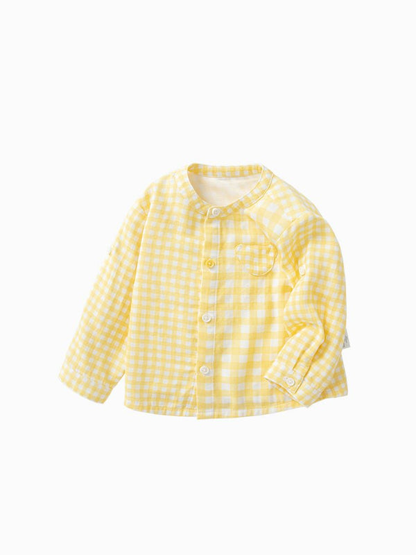 balabala 男嬰童格紋嬰童襯衫 0-3歲 - balabala