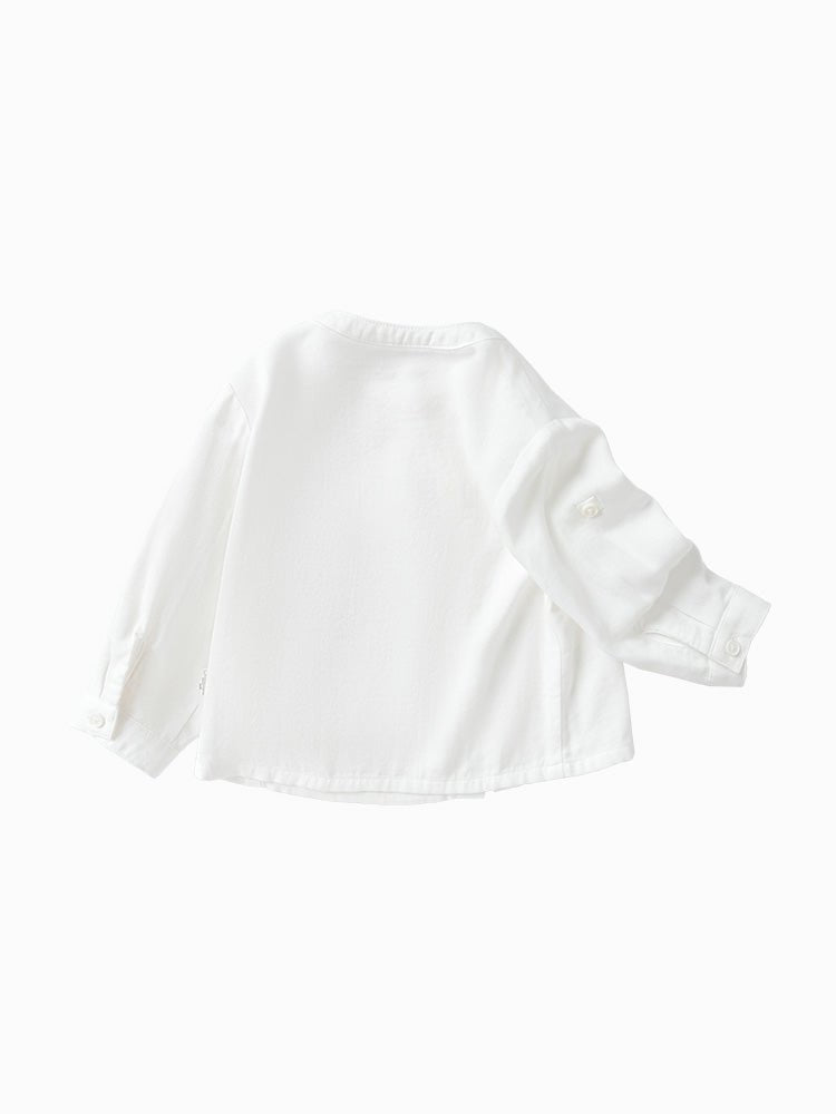 balabala 男嬰童純色嬰童襯衫 0-3歲 - balabala