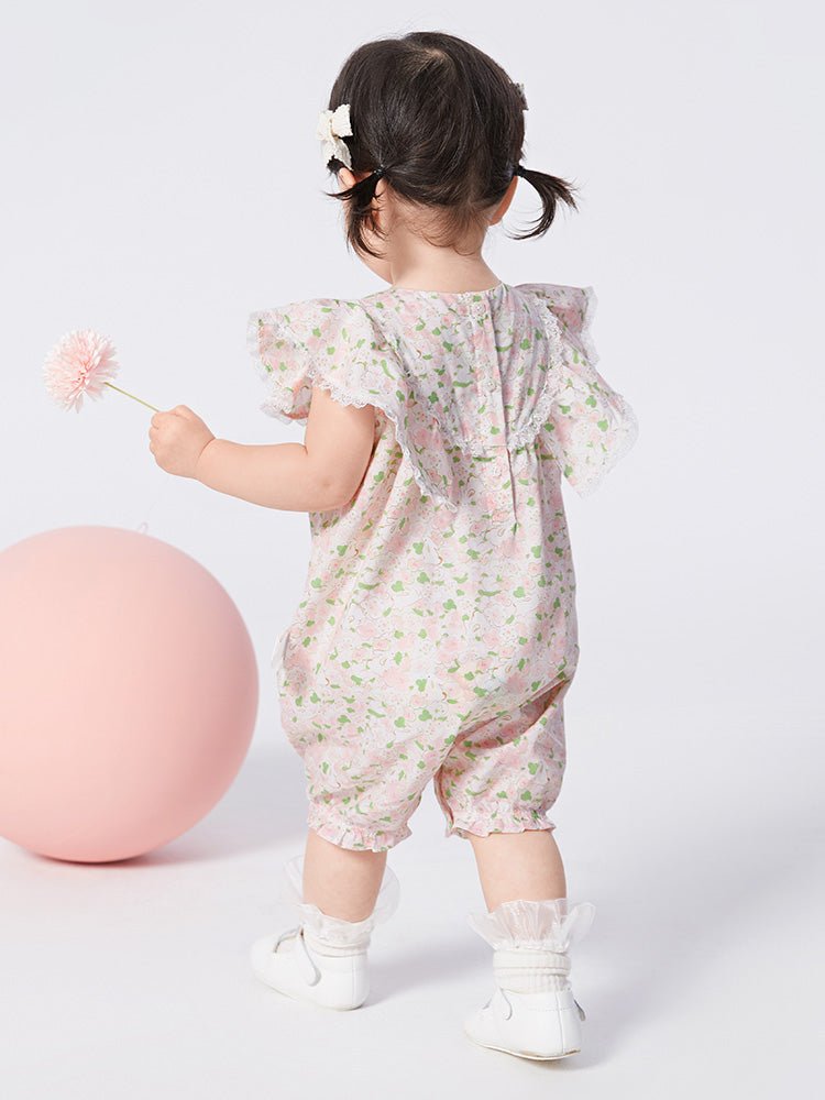【網店專限】balabala 嬰童甜美清新文藝連體衣 0-3歲 - balabala