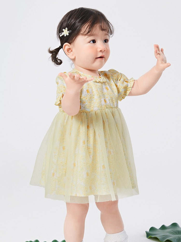 【網店專限】balabala 夏裝國風精緻洋氣連衣裙 0-3歲 - balabala