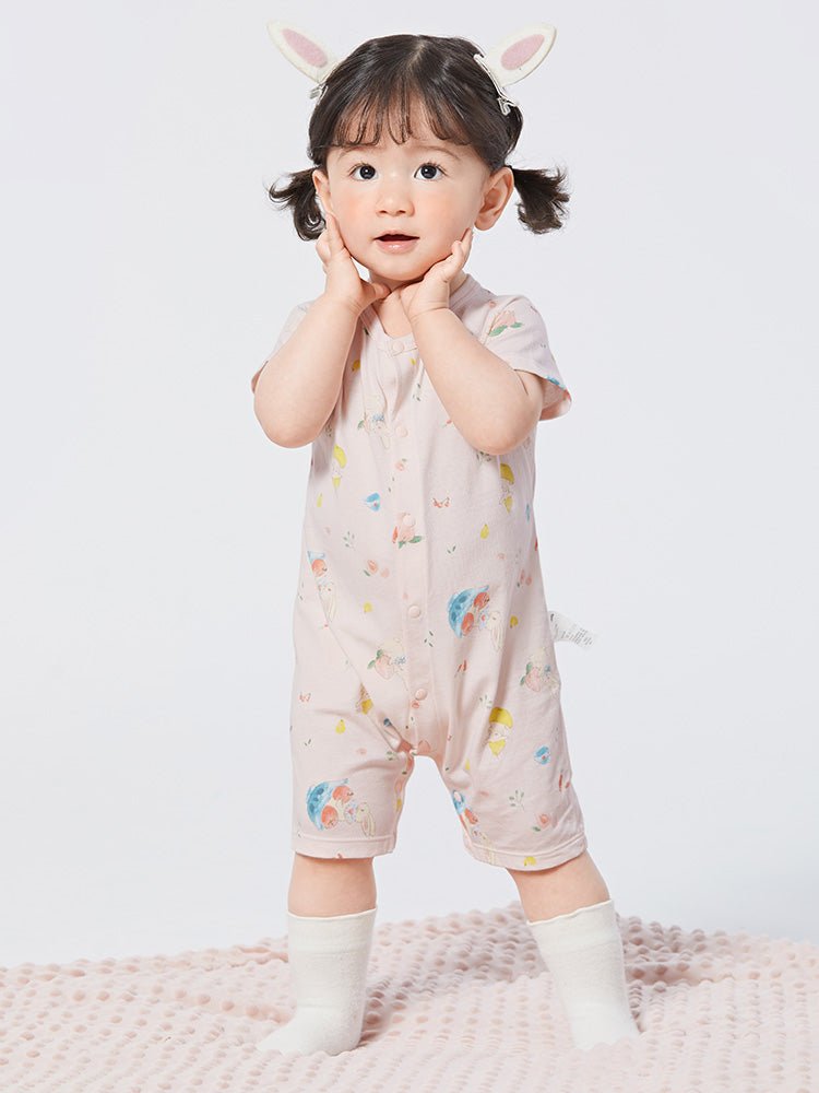 【網店專限】balabala 新生兒寶寶全棉連體衣全棉爬服 0-3歲 - balabala