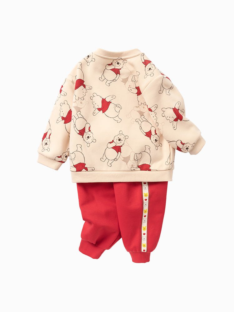 【線上專享】 balabala 童裝嬰童中性小熊針織長袖套裝 0-3歲 - balabala