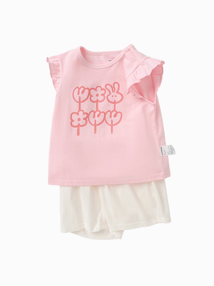 【網店專限】balabala 甜美可愛嬰童短袖套裝 0-3歲 - balabala