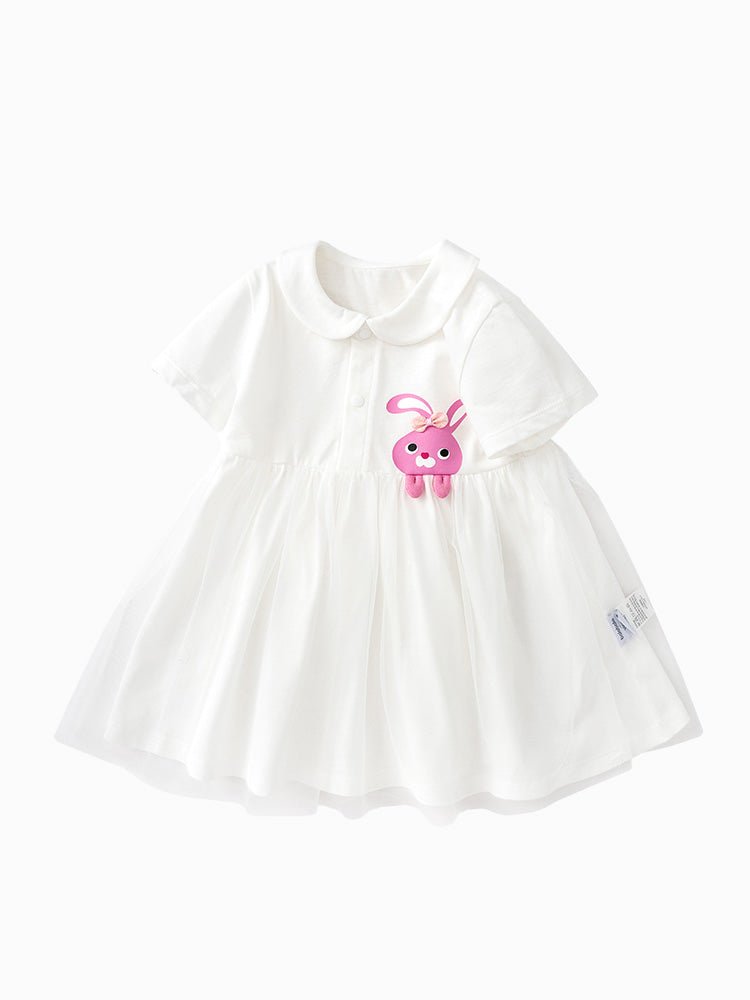 balabala 女嬰童兔子嬰童連衣裙 0-3歲 - balabala