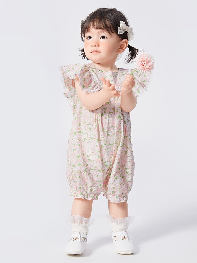 【網店專限】balabala 嬰童甜美清新文藝連體衣 0-3歲 - balabala