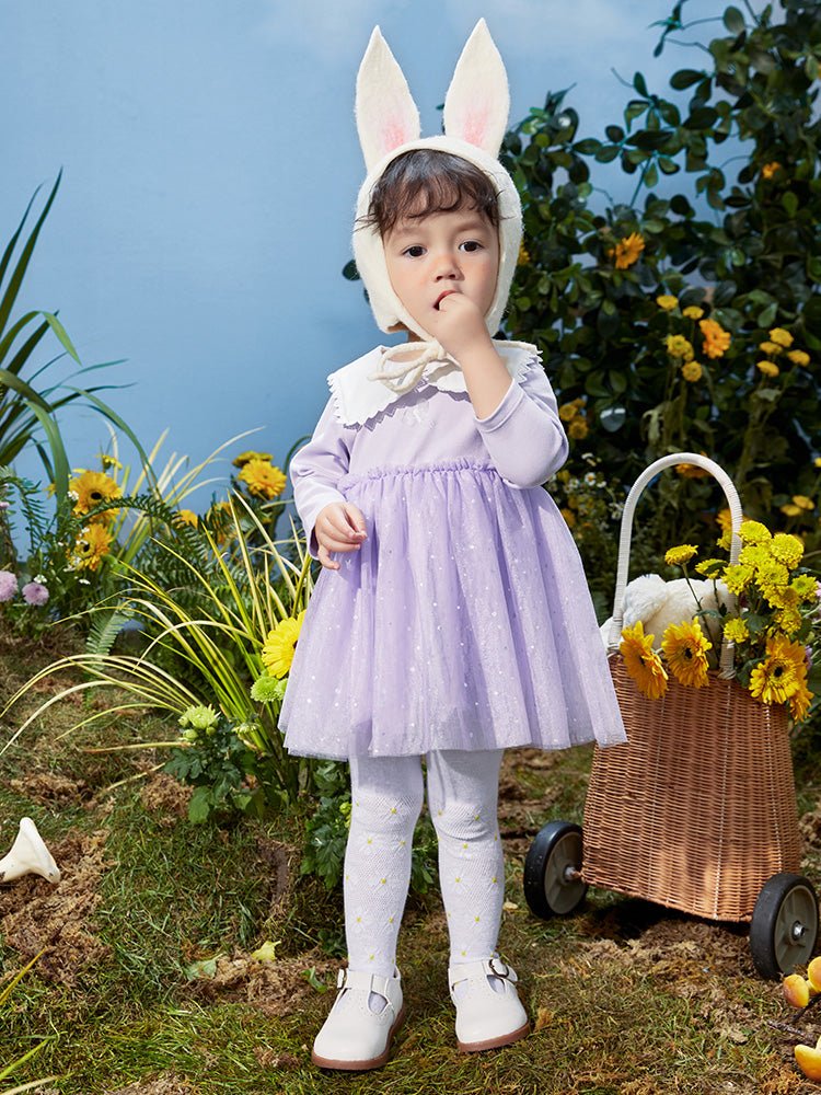 【線上專享】 balabala 童裝嬰童女動物造型針織連衣裙 0-3歲 - balabala