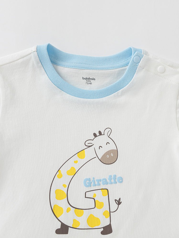 balabala 男嬰童字母100%棉嬰童套裝 0-3歲 - balabala