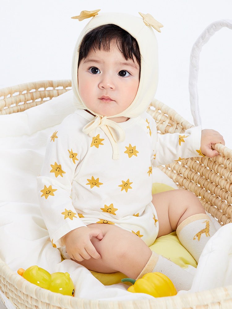 【線上專享】 balabala 童裝嬰童中性100%棉印花嬰童三角衣 0-3歲 - balabala