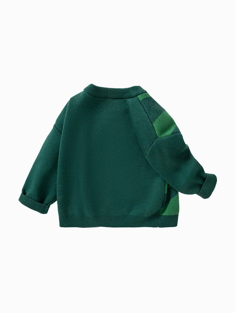 【線上專享】 balabala 童裝幼童中性100%棉獅子圓領毛衫 2-8歲 - balabala