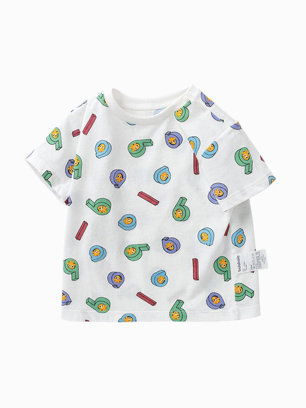 balabala 嬰童字母100%棉嬰童T恤 0-3歲 - balabala