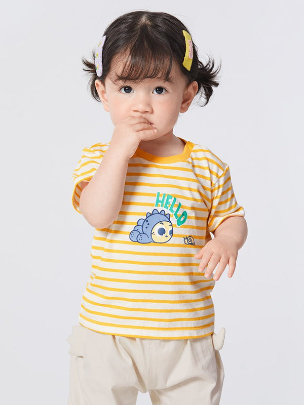 balabala 嬰童小章魚100%棉嬰童T恤 0-3歲 - balabala