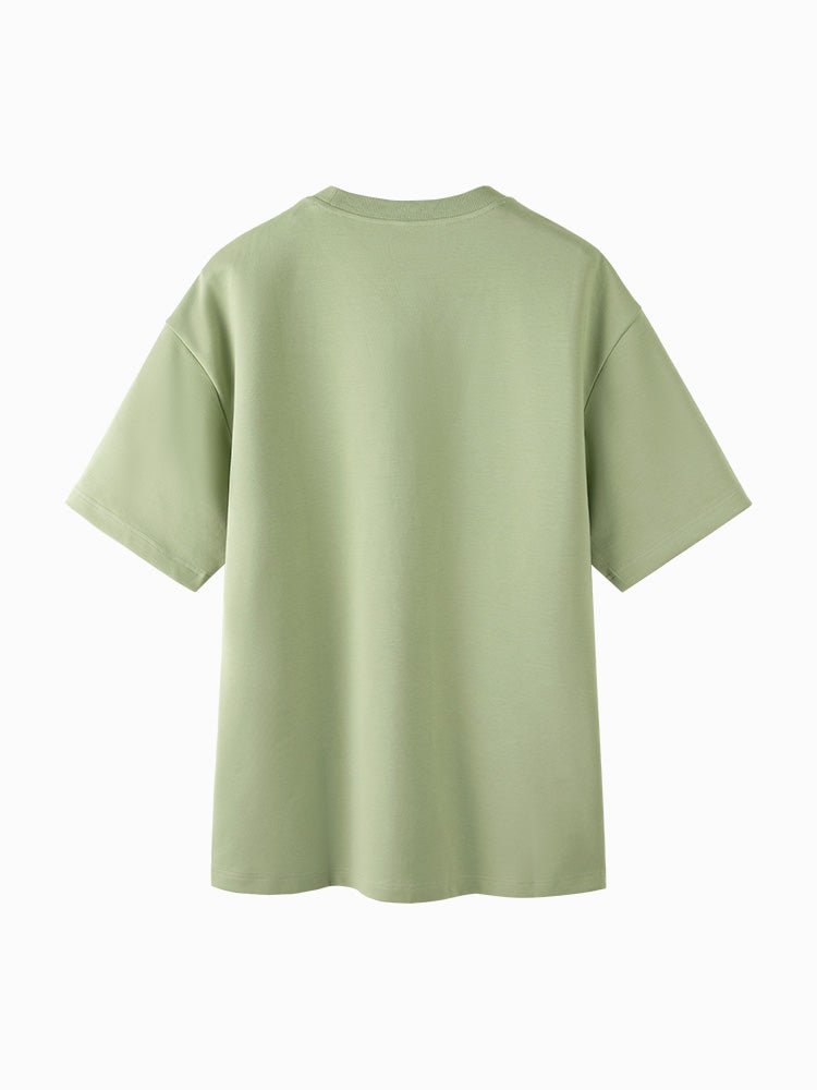 【線上專享】 balabala 童裝中童中性100%棉恐龍圓V領短袖T恤 7-14歲 - balabala