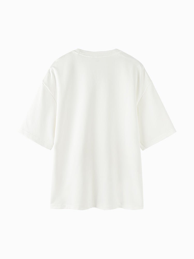 【線上專享】 balabala 童裝中童中性100%棉恐龍圓V領短袖T恤 7-14歲 - balabala