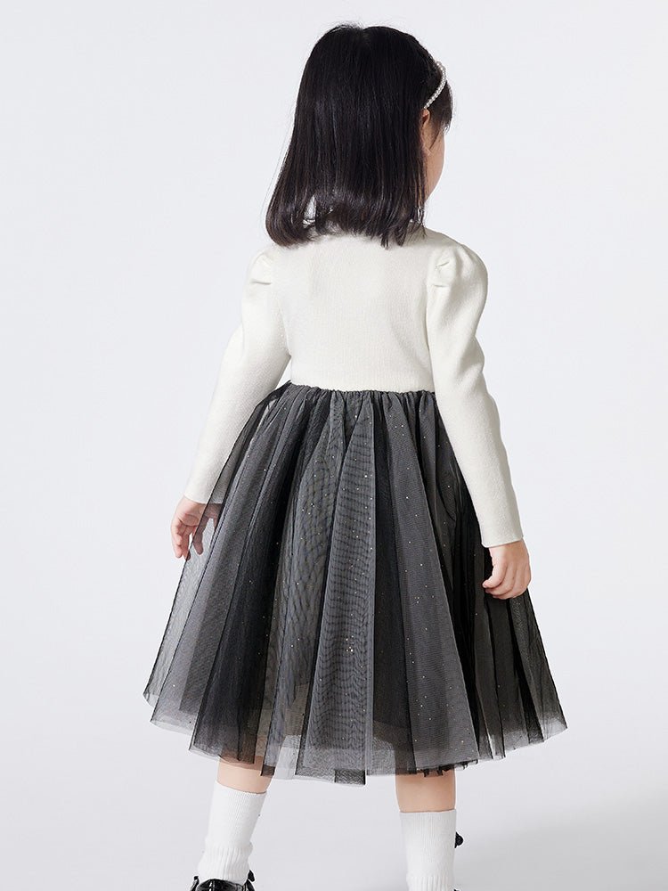 balabala 女幼童蝴蝶結女幼童連衣裙 - balabala