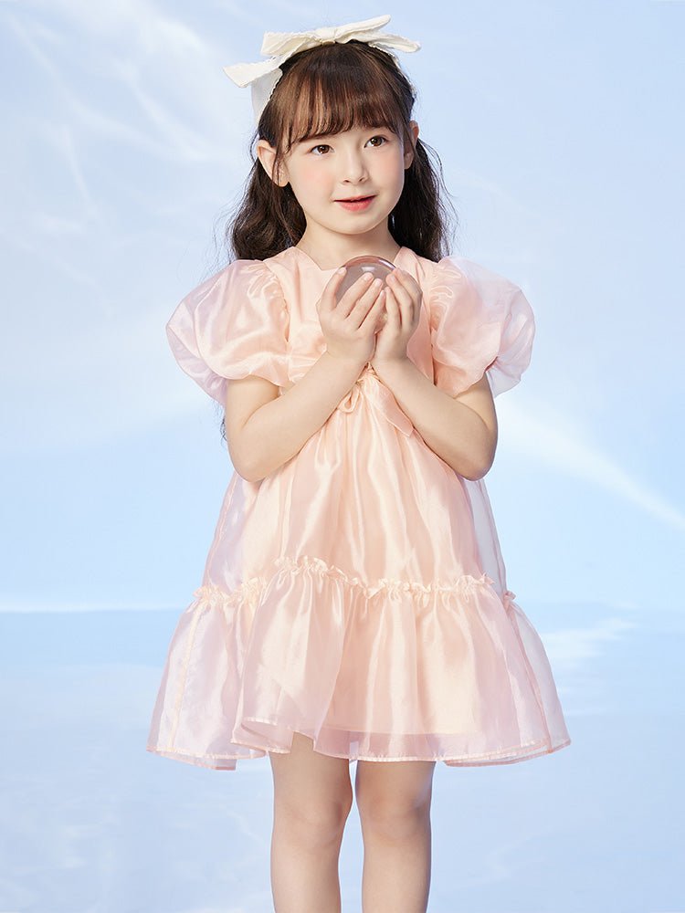 balabala 女幼童大蝴蝶結連衣裙 2-8嵗 - balabala
