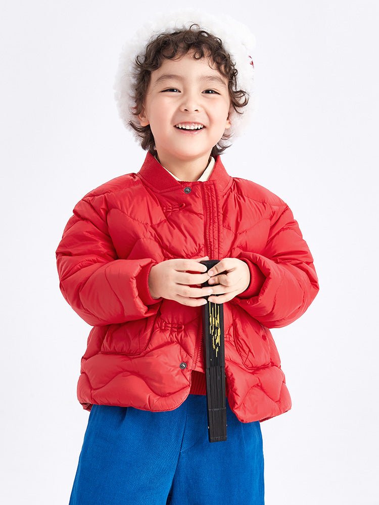 【線上專享】 balabala 童裝幼童中性生肖兔短羽絨服 2-8歲 - balabala