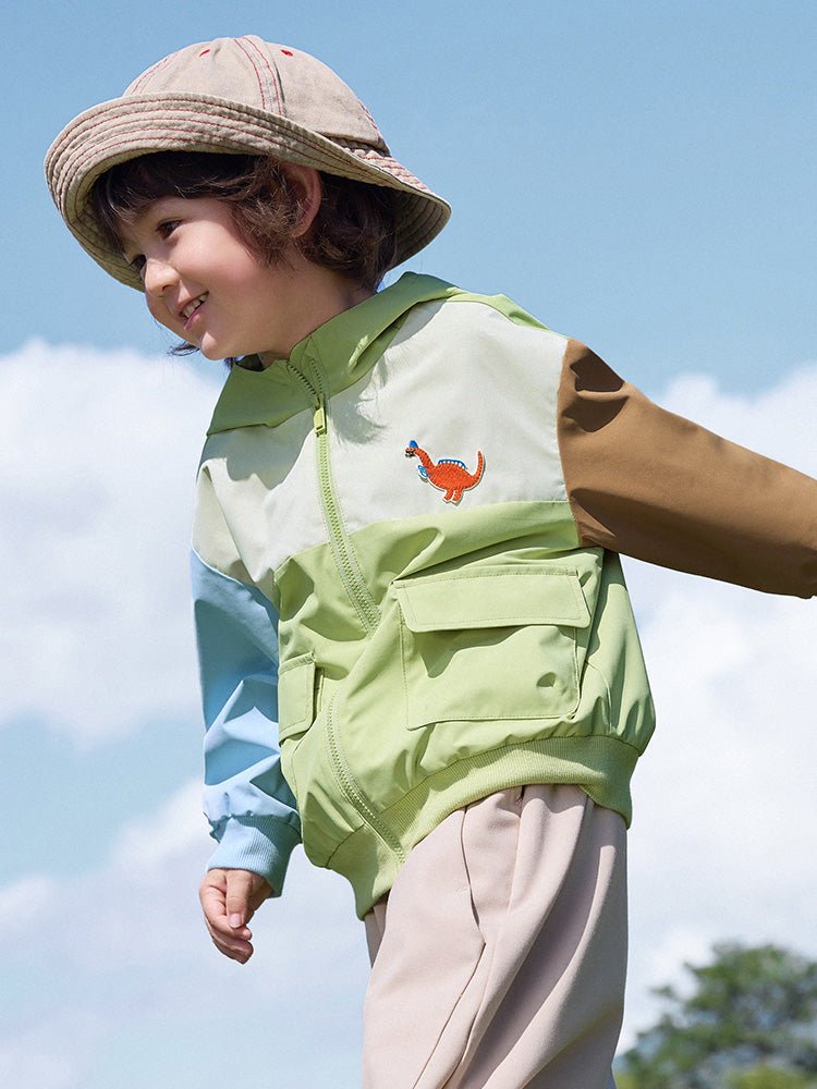 【線上專享】 balabala 童裝幼童男恐龍梭織便服 2-8歲 - balabala