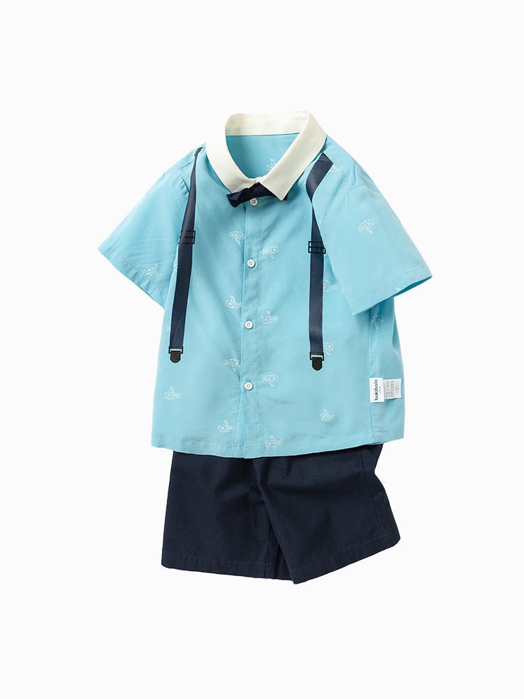 【網店專限】balabala 卡通印花袖兩件套套裝 2-8歲 - balabala