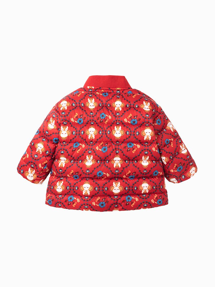 【線上專享】 balabala 童裝幼童中性生肖兔短羽絨服 2-8歲 - balabala