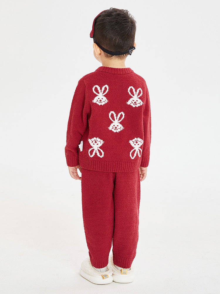【線上專享】 balabala 童裝幼童中性兔子家居套裝 2-8歲 - balabala