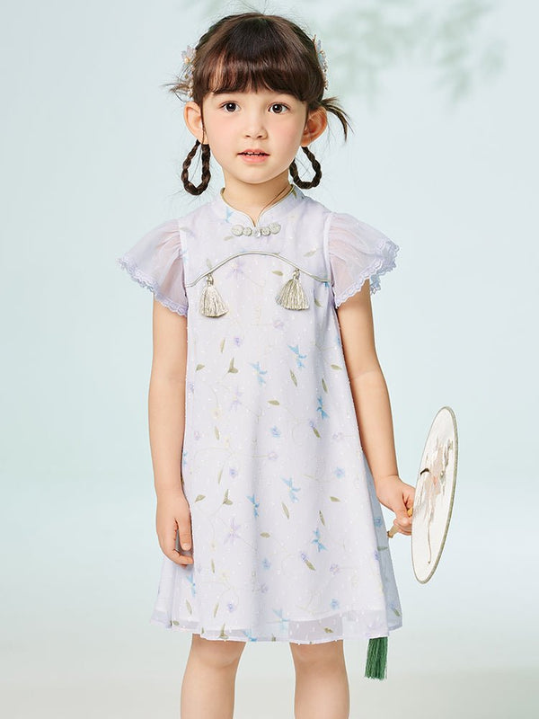 【網店專限】balabala 童裝甜美小清新國風連衣裙 2-8歲 - balabala