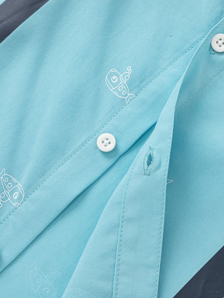 【網店專限】balabala 卡通印花袖兩件套套裝 2-8歲 - balabala